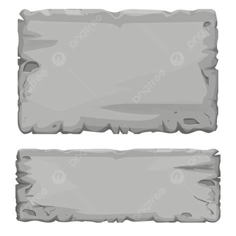 Stone Tablet Vector Hd Png Images Set Of Stone Tablet Ui Heavy