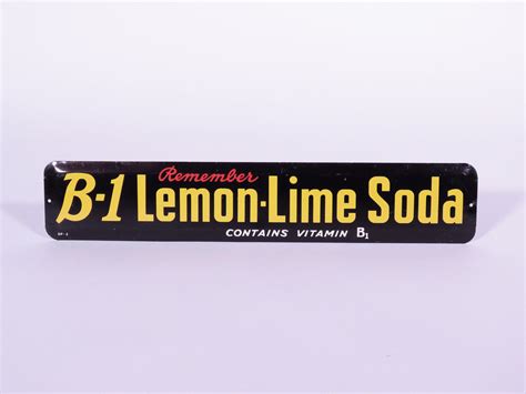 B 1 Lemon Lime Soda Tin Sign