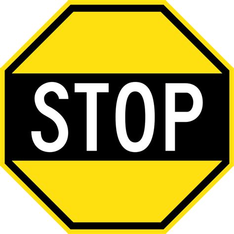 Fileearly Australian Road Sign Stopsvg Wikimedia Commons