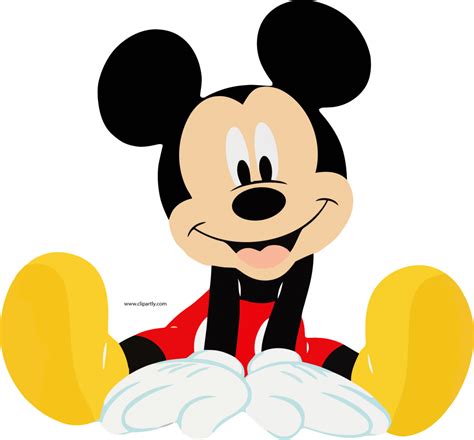Микки маус минни маус дейзи дак, микки маус, микки маус png. Disney Baby Mickey Mouse Shaped Clipart Png - Clipartly.com
