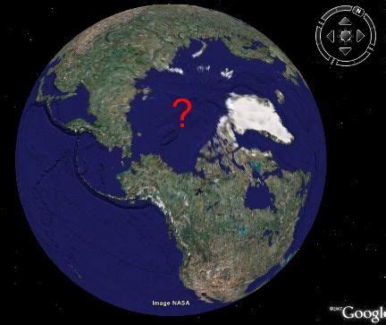 Alfa img - Showing > Google Earth North Pole Hole | Google ...