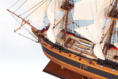 Seacraft Gallery 90cm Hms Investigator Wooden Model Ship Boat Matthew