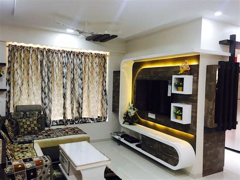 2 Bhk Project 2017 Homify Modern Living Room Interior Hall