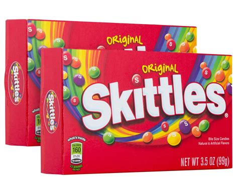 2 X Skittles Original 99g Au