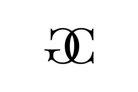 Monogram Logo Gc Graphic By Eyeaglestudio · Creative Fabrica