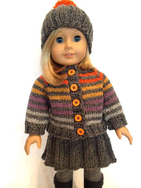 All of my free knitting patterns. Knitting pattern for doll hat, sweater and skirt ...