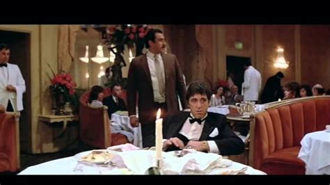 Al Pacino Scarface The Best Scene Youtube