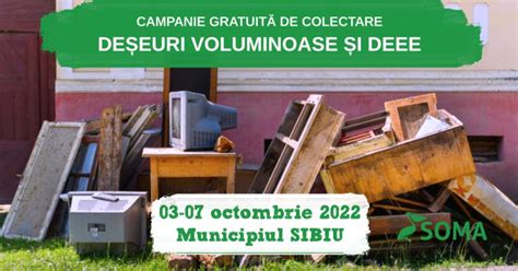Soma Sibiu Organizeaz Campanie De Colectare A De Eurilor Voluminoase