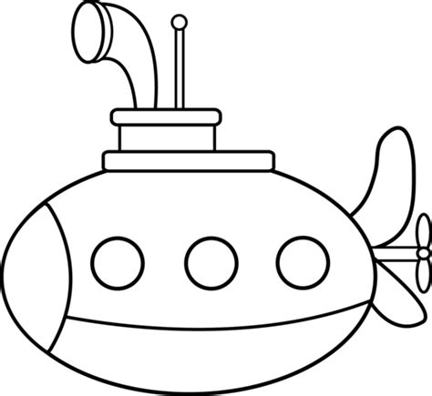Drawings Submarine (Transportation) – Printable coloring pages