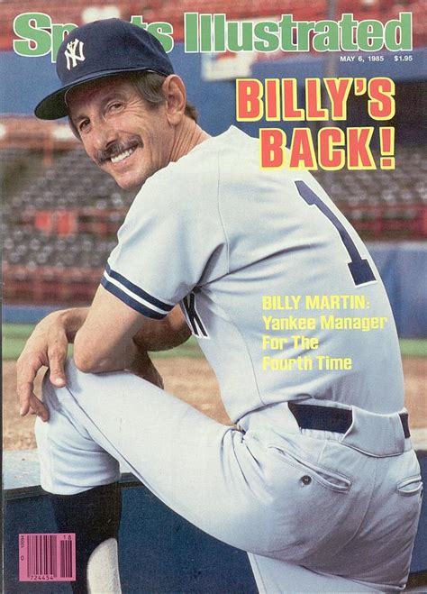 New York Yankees Manager Billy Martin Sports Illustrated Cover