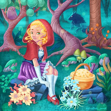 little red riding hood by anna prodius