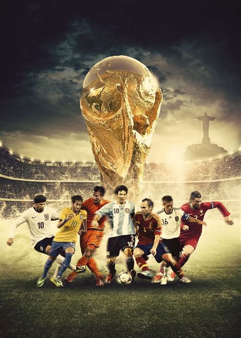 Forza27 World Cup 2014 Digital Art Poster World Cup Fifa World Cup Brazil World Cup