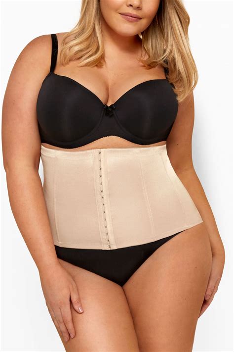 Plus Size Nude Hook Eye Control Belly Band Yours Clothing