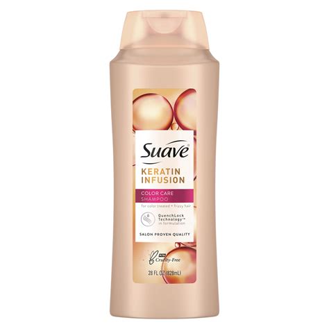 Suave professionals keratin infusion color care shampoo color