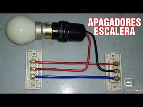 Como Conectar Dos Apagadores De Escalera Apagador Y Contacto Base De