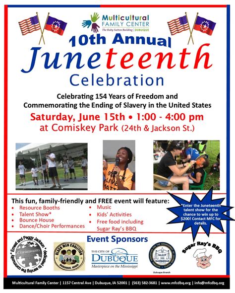 Juneteenth marches and rallies celebrate the ending of slavery in the united states two years after the emancipation proclamation. Juneteenth 10th Annual Celebration 2019 | Multicultural ...