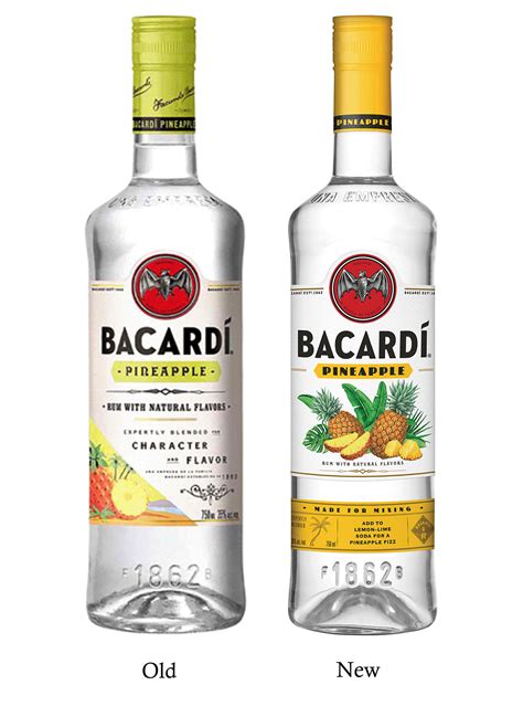 packaging illustrations for bacardi flavored rums on behance