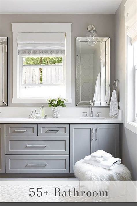 55 Gray Bathroom Cool And Stylish Moder Bathroom Designs