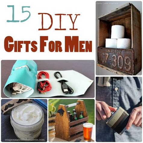 Your friend, dad, brother, or husband (or any guy, really) will love these unique yet thoughtful ideas. 15 DIY Gifts for Men | The Craftiest Couple | Diy gifts ...