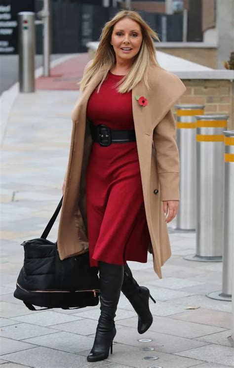 Stunning Carol Vorderman Shows Off Glowing Complexion As She Goes Make