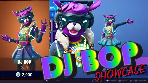 Fortnite New Dj Bop Showcase Youtube