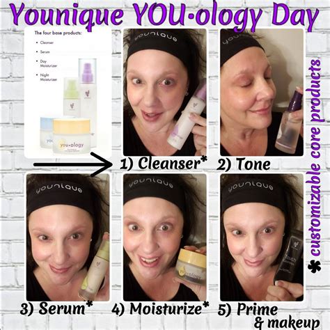 Younique Youology Day Skin Care Regimen Prime Makeup Cleanser