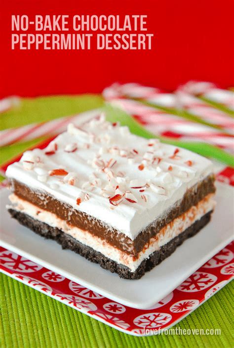 No Bake Chocolate Peppermint Dessert Love This Quick And Easy Recipe Its So Delicious Pe