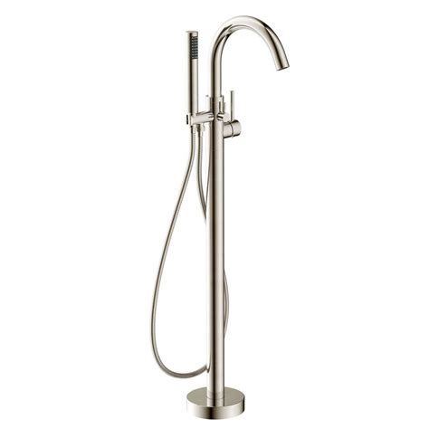 Towel rings train racks towel bars robe hooks tissue paper holders shower heads bathtub caddies soap baskets supply lines waste and overflow. ANZZI Kros Series 2-Handle Freestanding Claw Foot Tub ...