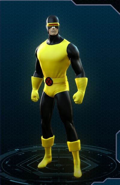 Marvel Heroes Cyclops Original Costume The Video Games Wiki