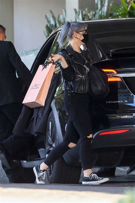 KELLY OSBOURNE Shopping at Agent Provocateur in West ...