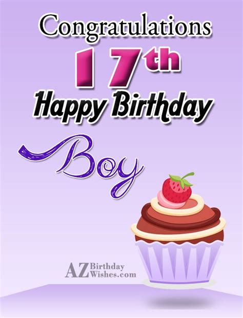 Get a special album of texts and images from our site. 17th Birthday Wishes