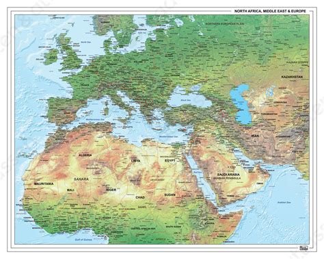 Plaatje Kaart Afrika