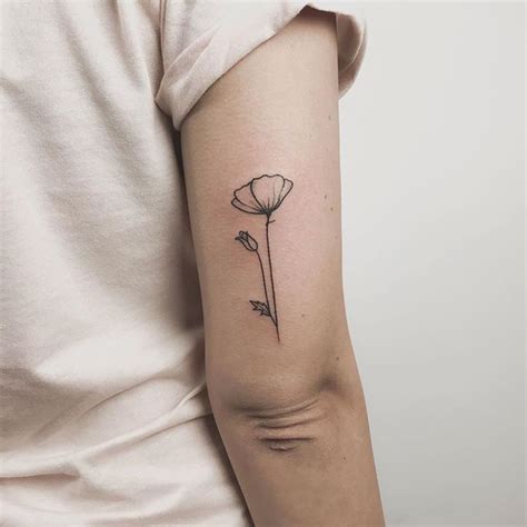 30 Beautiful Cute Poppy Tattoo Ideas For Women Classy Tattoos Tiny