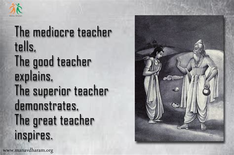 The Mediocre Teacher Tells The Good Teacher Explains The Superior Teacher Demonstrates The