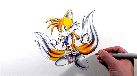 Drawing Tails Dreamcast Era Sonic Adventure Youtube