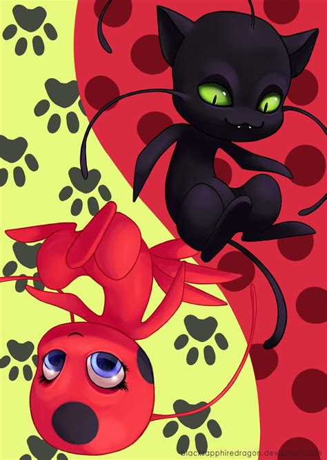 Tikki And Plagg Miraculous Ladybug प्रशंसक Art 39470252 फैन्पॉप
