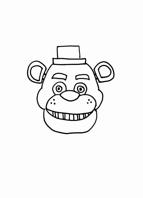 Find more coloring pages online for kids and adults of balloon boy phantom five nights at freddys fnaf coloring pages to print. √ 24 Freddy Fazbear Coloring Page in 2020 | Cartoon ...