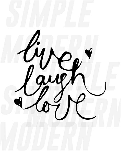 Live Laugh Love Tradução
