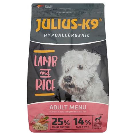 Julius K9 Hypoallergenic Adult Menu Complete Dog Food With Lamb And