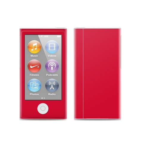 Solid State Red Ipod Nano 7th Gen Skin Istyles