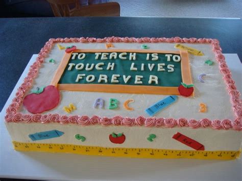 Teacher Cake Teacher Cakes School Cake Graduation Sheet Cakes