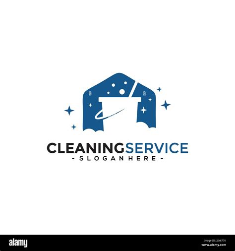 Cleaning Service Logo Vector Creative Cleaning Logo Template Design