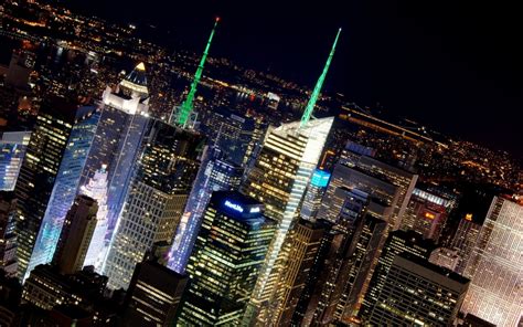 New York Skyscrapers Lights Wallpaper Hd City 4k Wallpapers Images