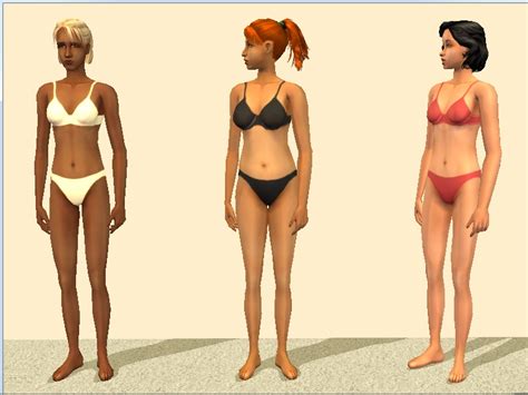 Mod The Sims Default Replacement BG Underwear For Adult And Elder