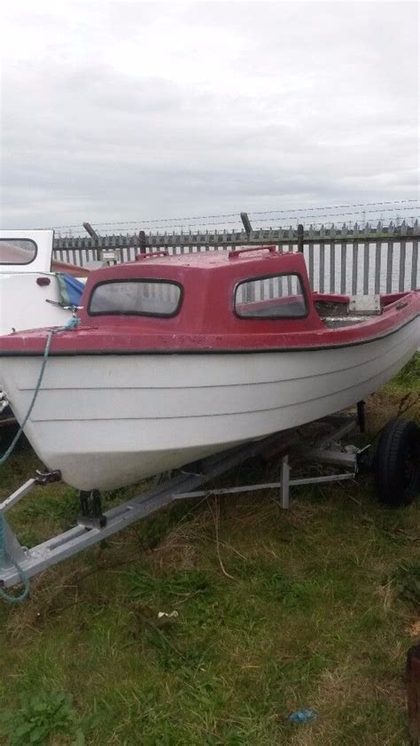 14 Fishing Boat Trailer Small Outboard In Blyth Northumberland