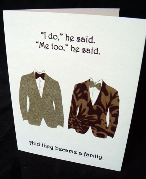 Same Sex Wedding Card