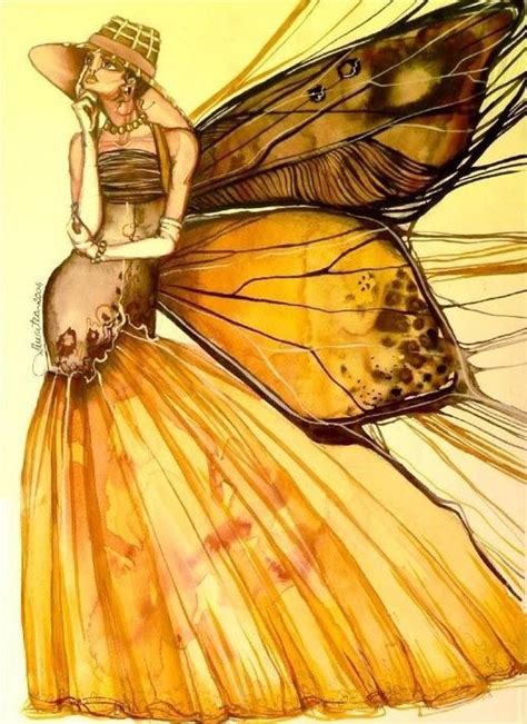 Butterfly Woman Beautiful Butterflies Art Butterfly Illustration