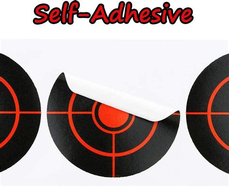 Gearoz Splatter Target Stickers Inch Reactive Paper Targets