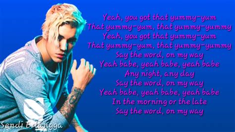 Justin Bieber Yummy Lyrics Youtube
