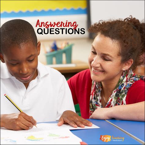 Enjoy Teaching Kids To Answer Questions Enjoy Teaching
